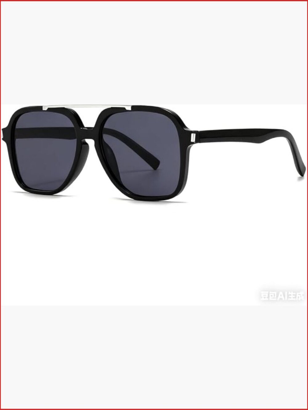 Fashion Designer Aviator Square Sunglasses UV400 Protection